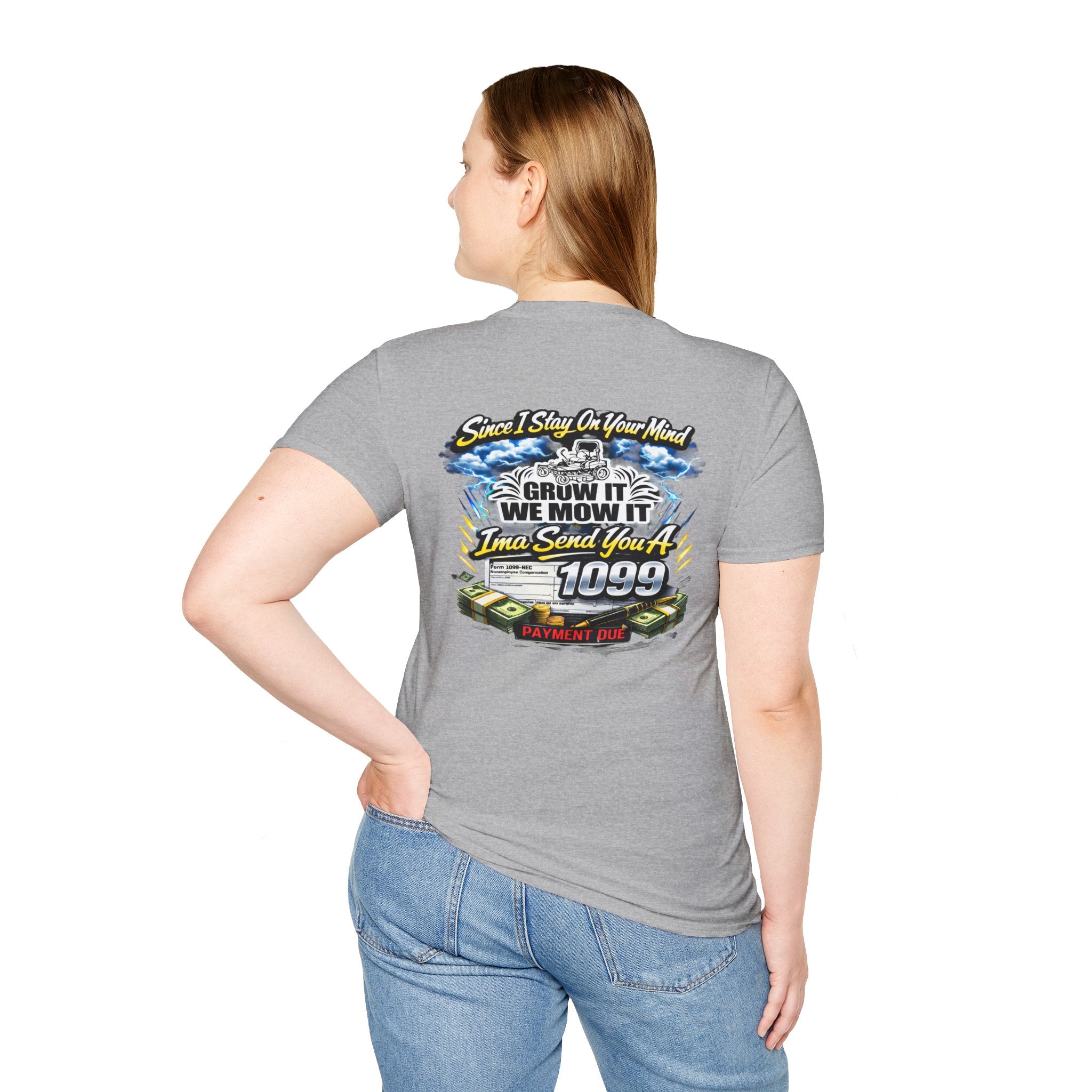 ‘Since I Stay On Your Mind’ Graphic T-Shirt – Novelty Money & Humor Tee