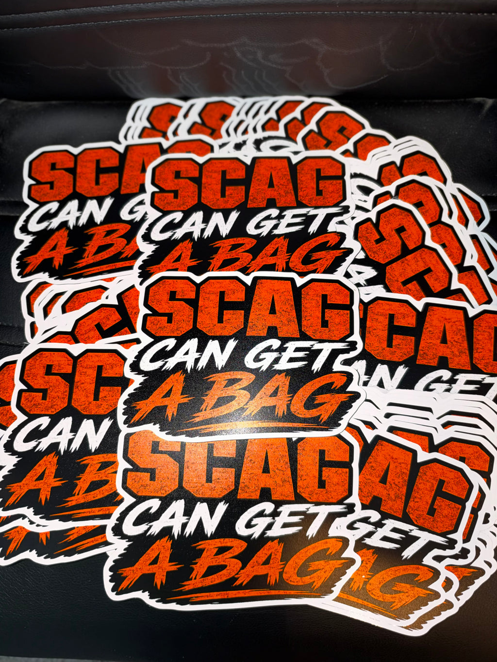 Scag Can Get A Bag Decal - 8ish" x 6ish"