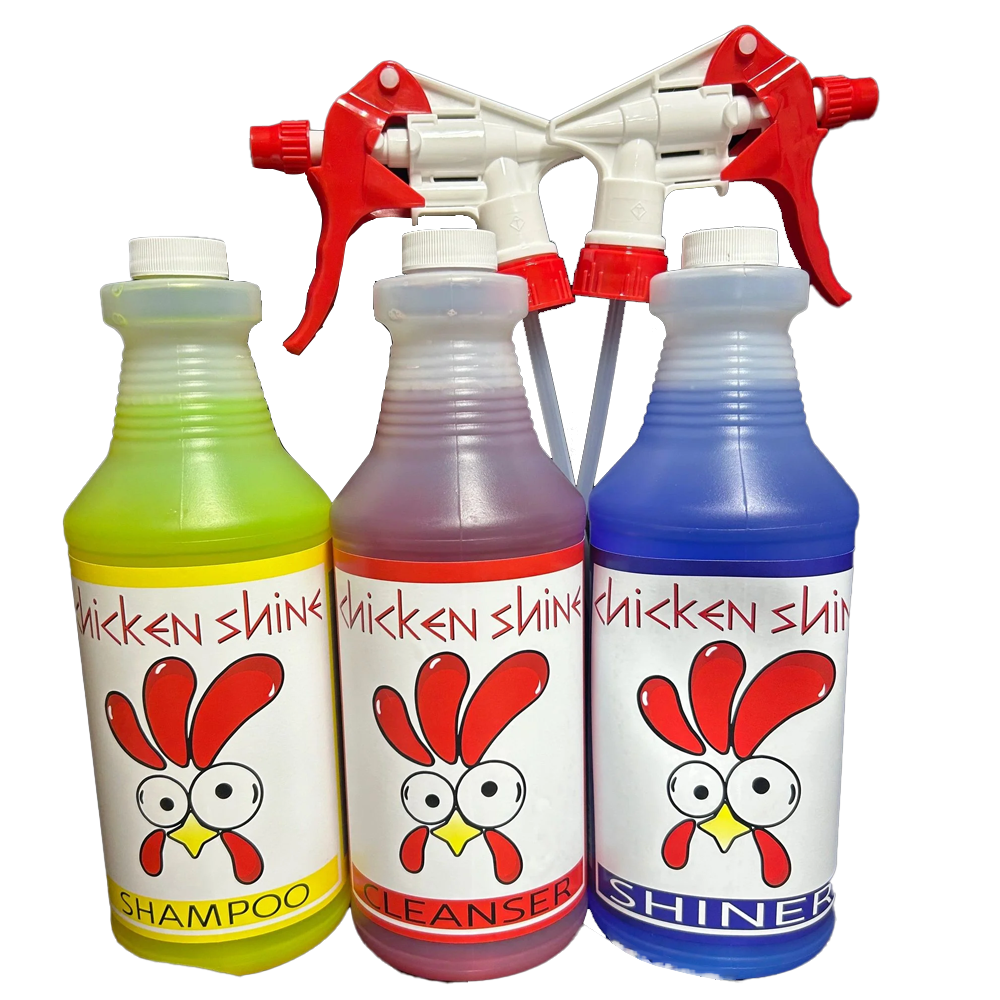 OG Starter Kit | Quart 3-Step UTV Trial Pack (Cleanse, Shampoo, Shine)